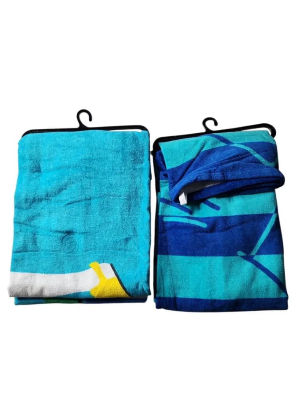 Mainstays Kids Beach Towels Blue Shark And Fun Dogs Prints Summer Pool Towels